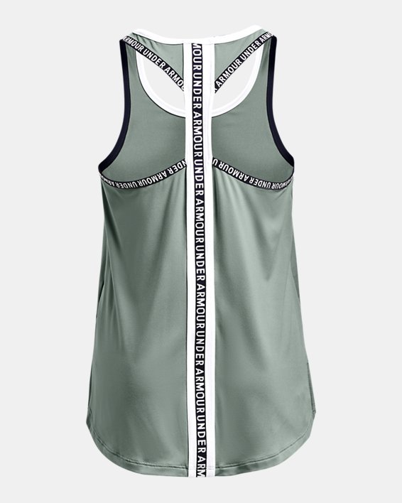 Girls' UA Knockout Tank in Gray image number 1